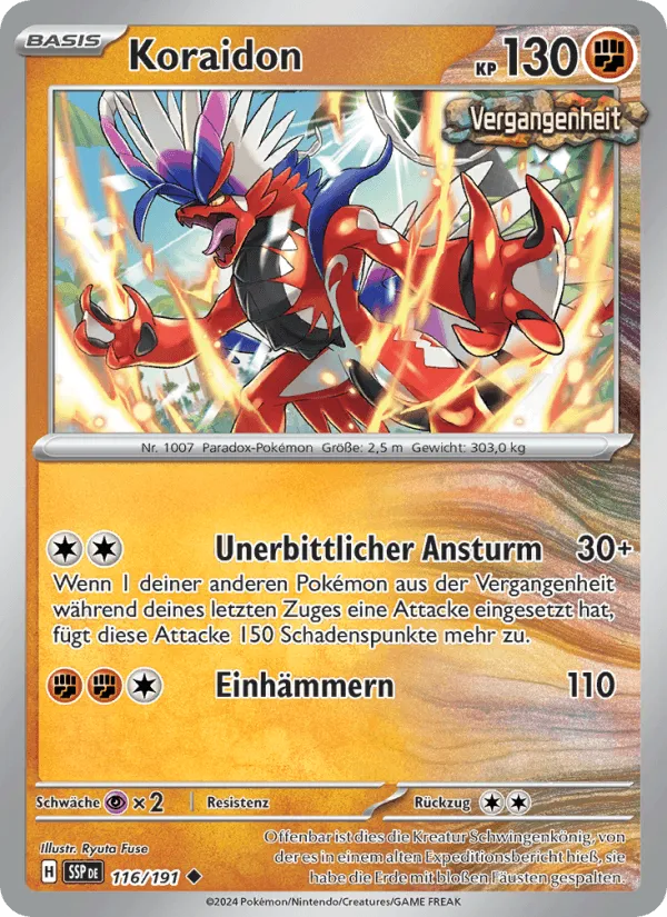 Koraidon · Stürmische Funken 116/191