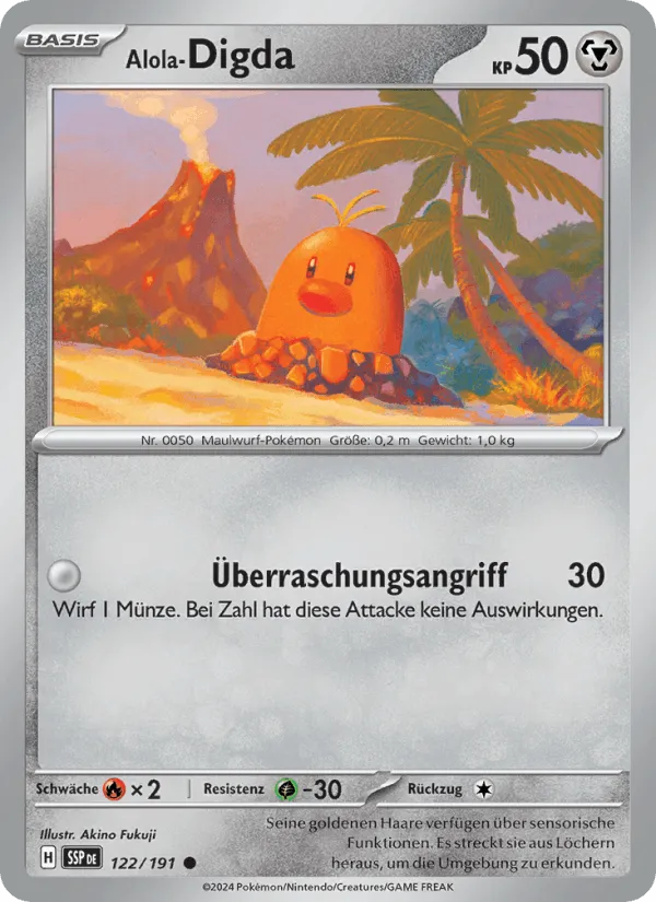 Alola-Digda · Stürmische Funken 122/191