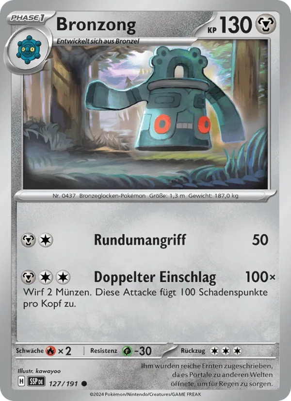 Bronzong · Stürmische Funken 127/191