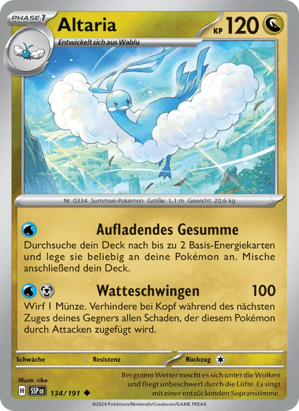 Altaria · Stürmische Funken 134/191