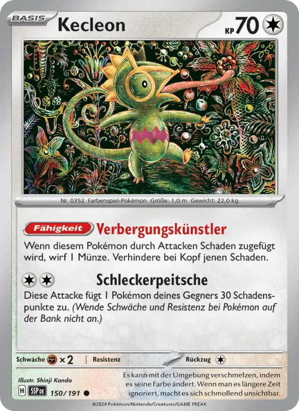 Kecleon · Stürmische Funken 150/191