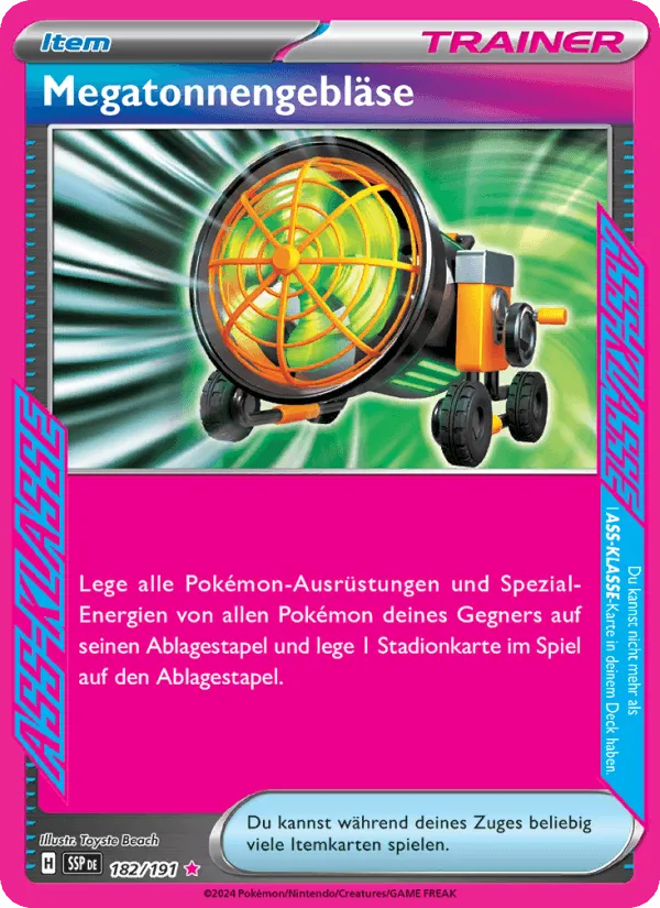 Megatonnengebläse · Stürmische Funken 182/191