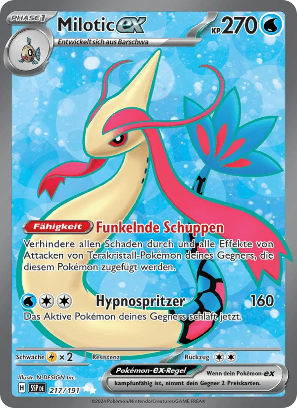 Milotic-ex · Stürmische Funken 217/191