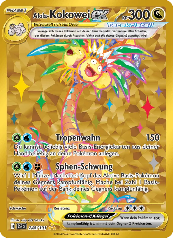 Alola-Kokowei-ex · Stürmische Funken 248/191