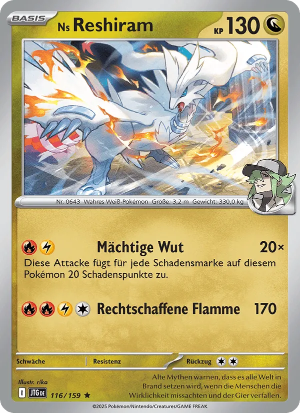 Ns Reshiram · Reisegefährten 116/159