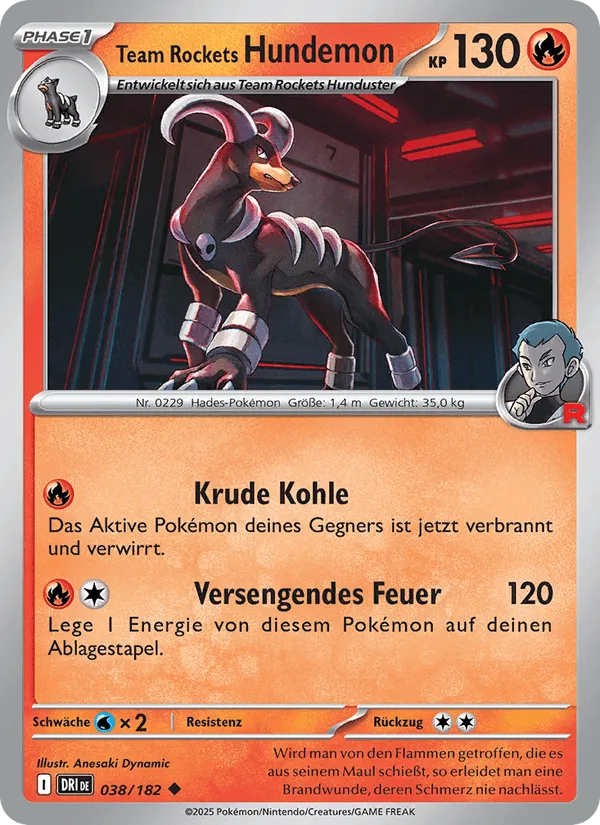 Team Rockets Hundemon · Ewige Rivalen 038/182
