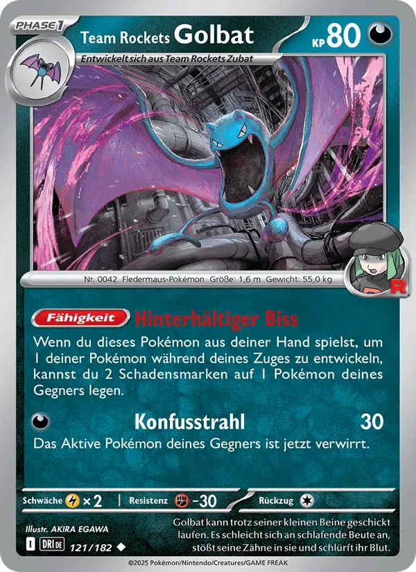 Team Rockets Golbat · Ewige Rivalen 121/182