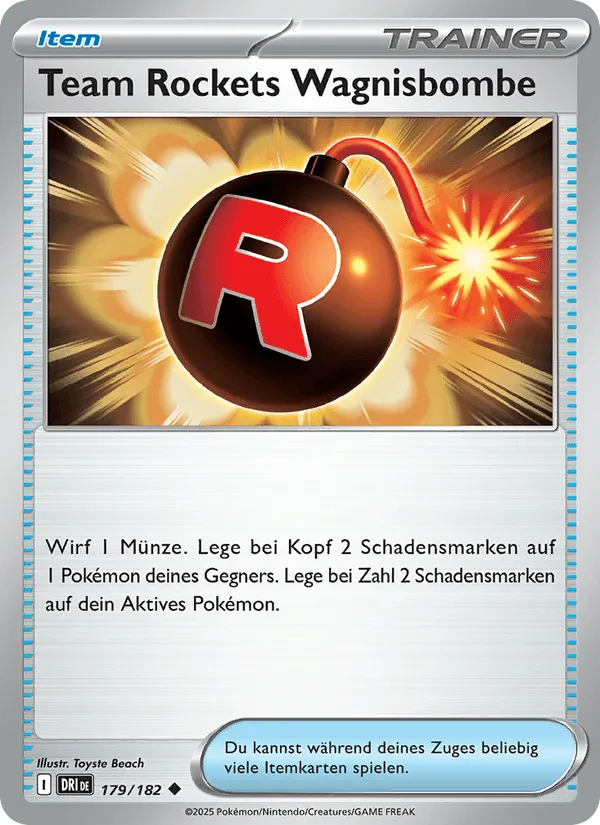 Team Rockets Wagnisbombe · Ewige Rivalen 179/182