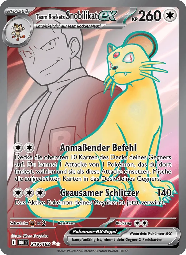 Team Rockets Snobilikat-ex · Ewige Rivalen 219/182