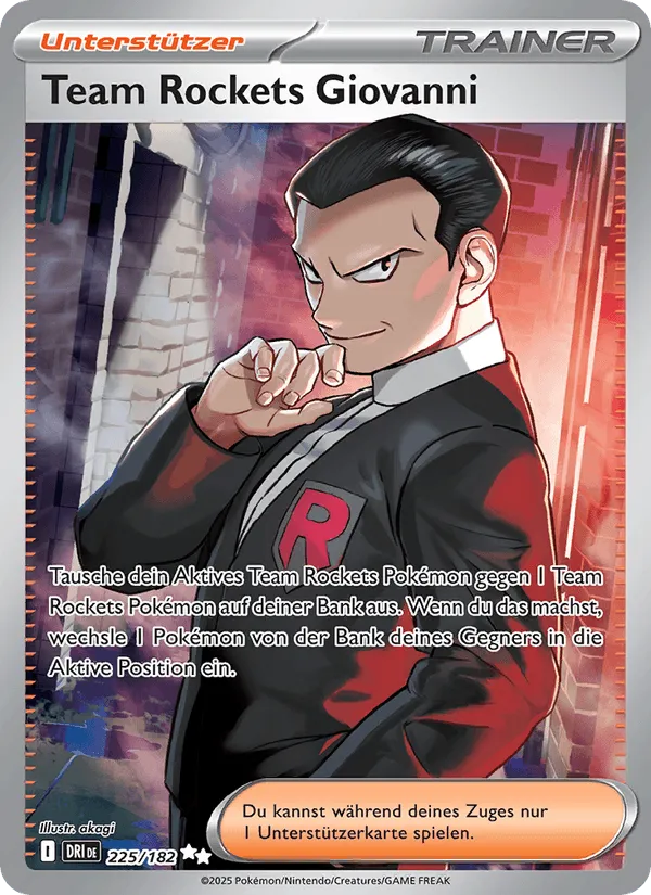 Team Rockets Giovanni · Ewige Rivalen 225/182