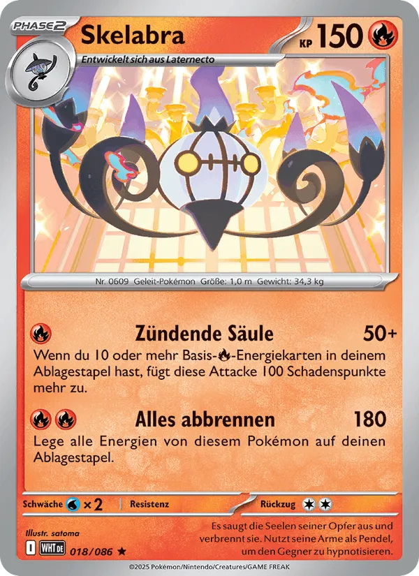 Skelabra · Weiße Flammen 018/86