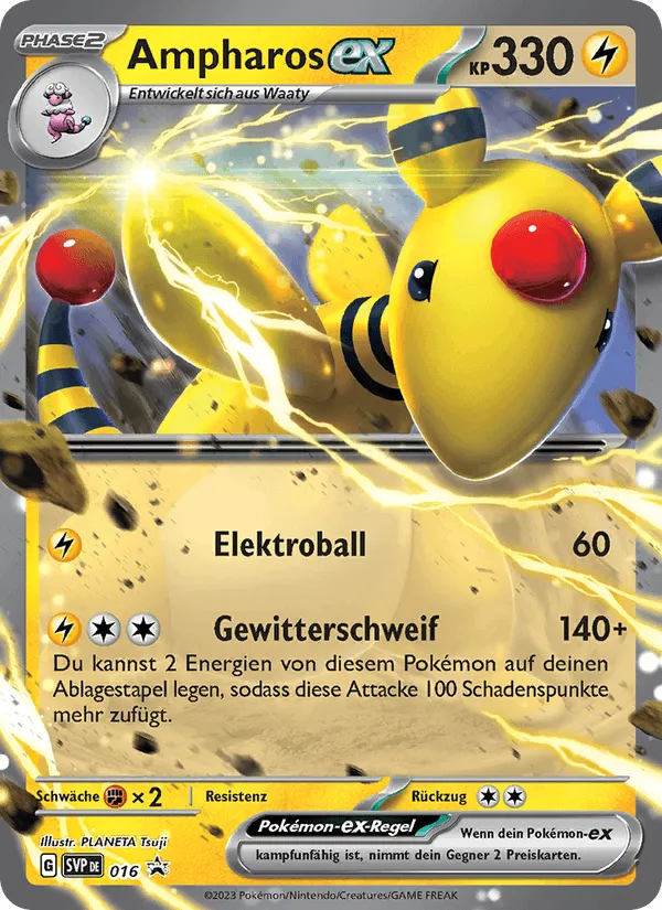 Ampharos-ex · SVP Black Star Promos 016/225