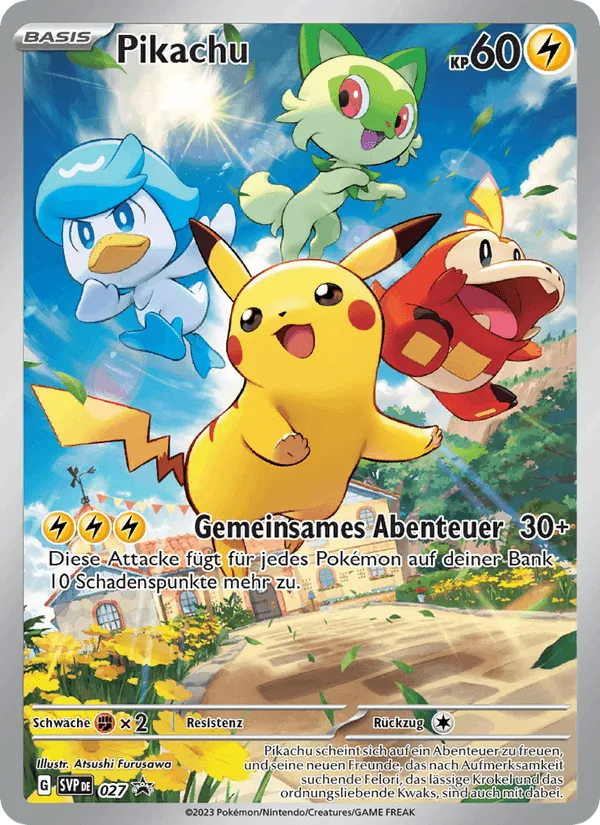 Pikachu · SVP Black Star Promos 027/225