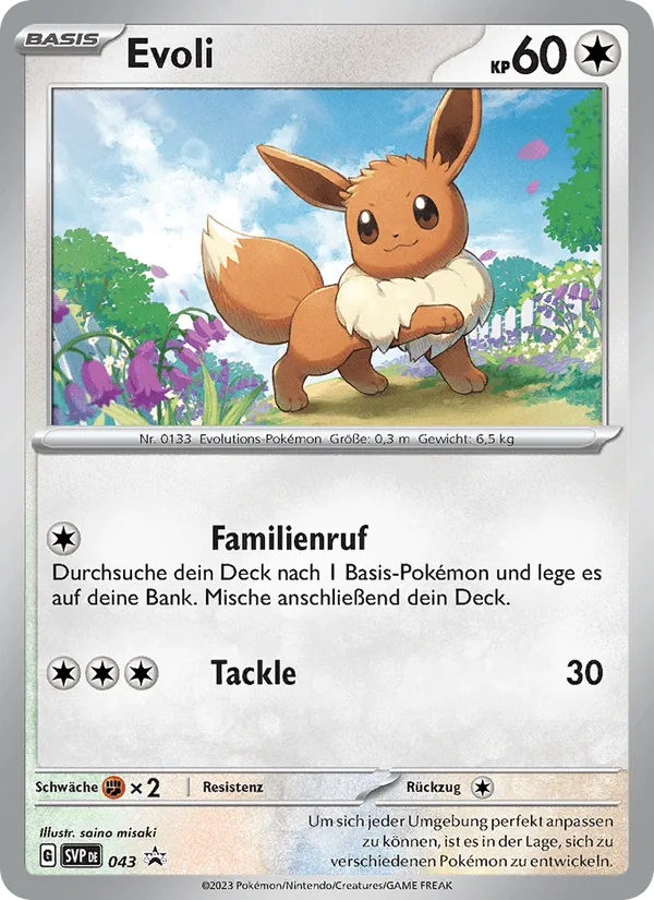 Evoli · SVP Black Star Promos 043/225