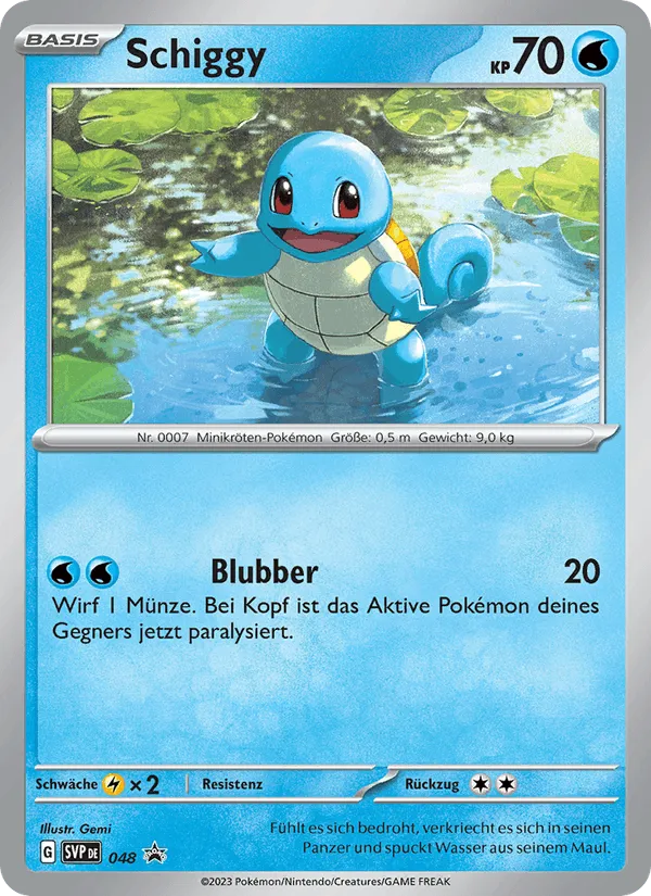 Schiggy · SVP Black Star Promos 048/225
