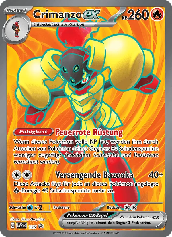 Crimanzo-ex · SVP Black Star Promos 125/225