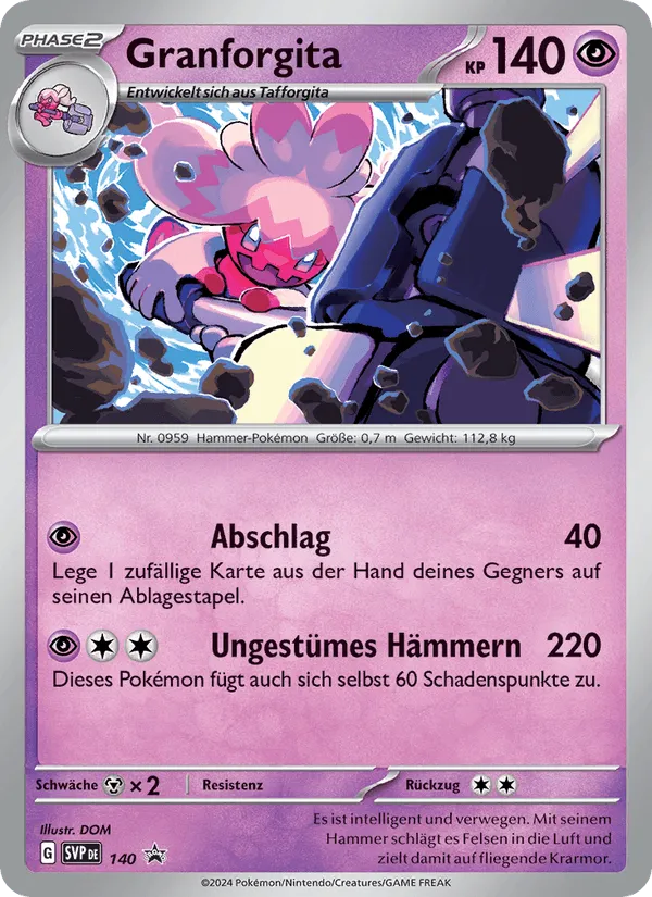 Granforgita · SVP Black Star Promos 140/225