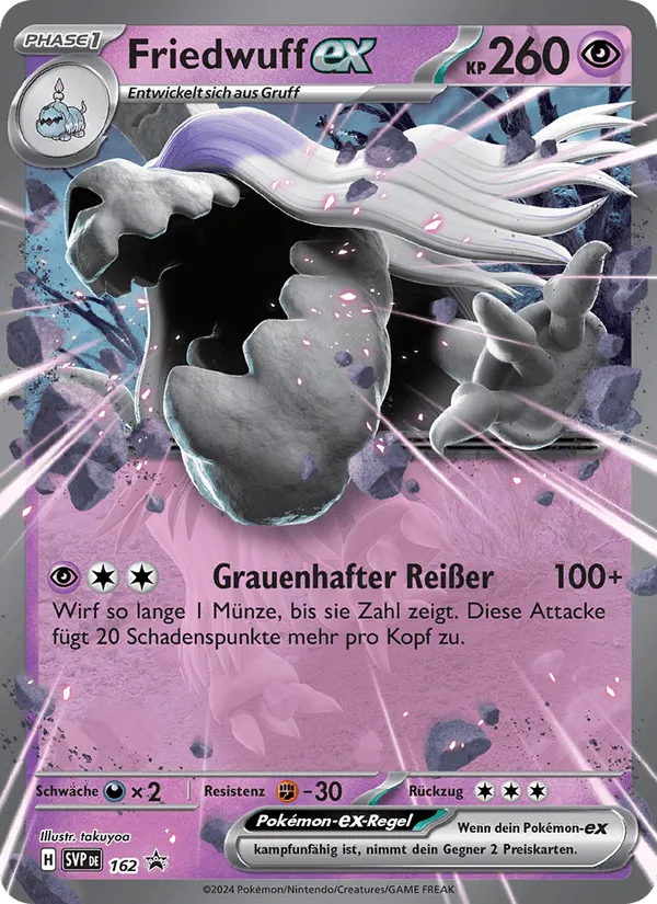 Friedwuff-ex · SVP Black Star Promos 162/225
