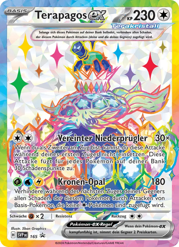 Terapagos-ex · SVP Black Star Promos 165/225