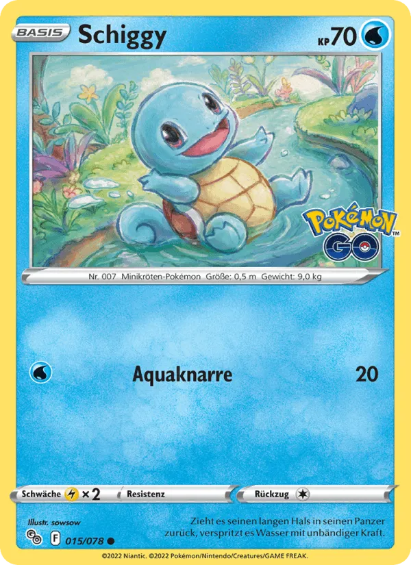 Schiggy · Pokémon GO 015/78