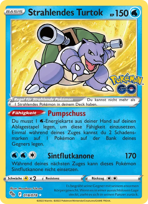 Strahlendes Turtok · Pokémon GO 018/78