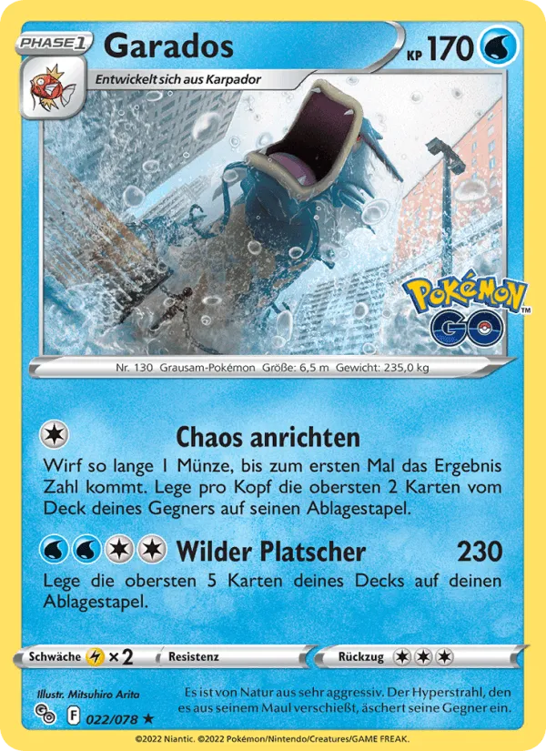 Garados · Pokémon GO 022/78