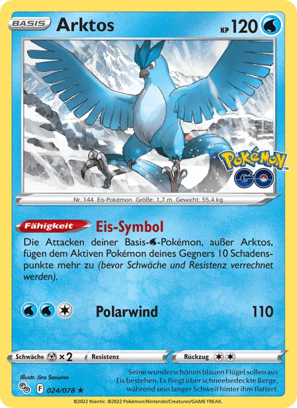 Arktos · Pokémon GO 024/78