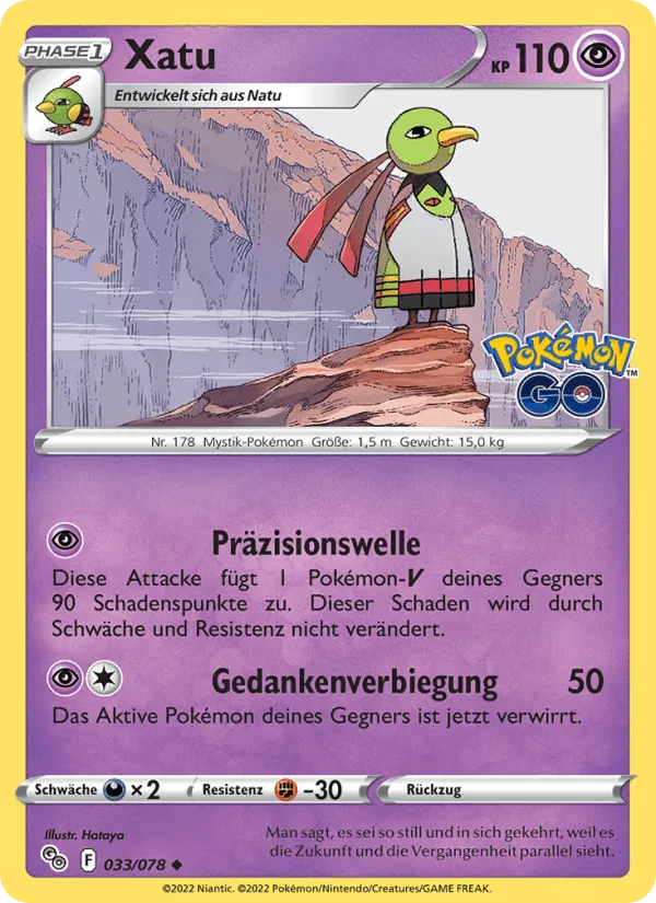 Xatu · Pokémon GO 033/78