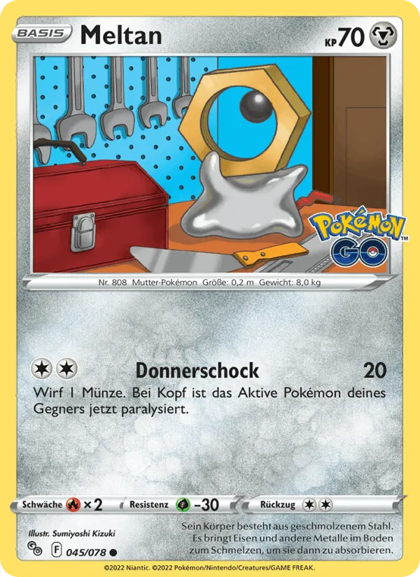 Meltan · Pokémon GO 045/78
