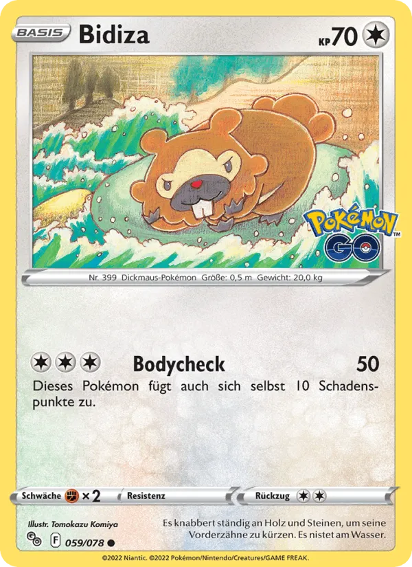 Bidiza · Pokémon GO 059/78