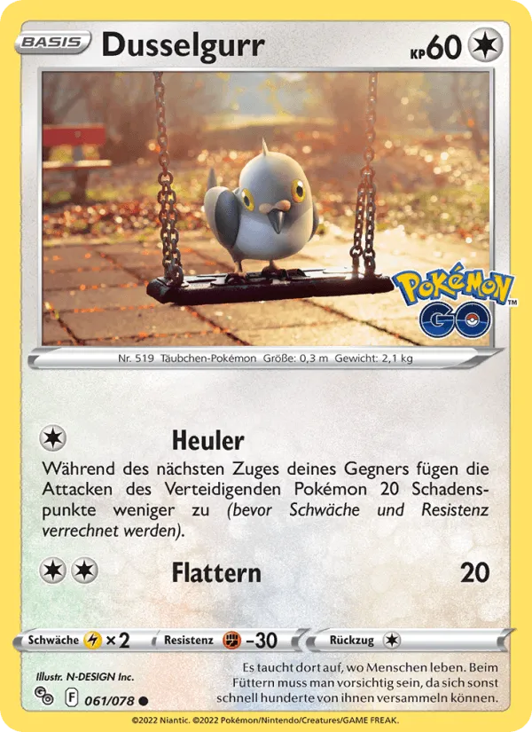 Dusselgurr · Pokémon GO 061/78