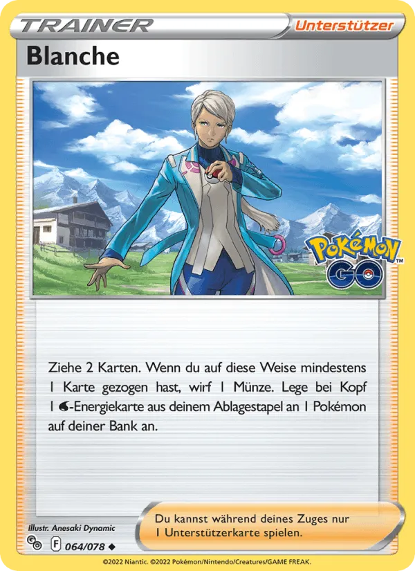 Blanche · Pokémon GO 064/78