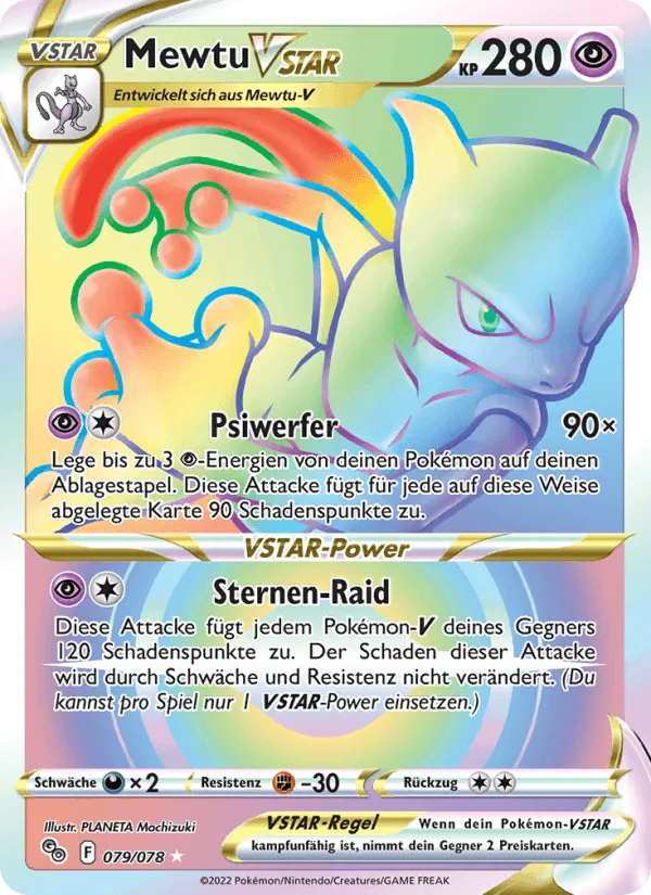 Mewtu VSTAR · Pokémon GO 079/78