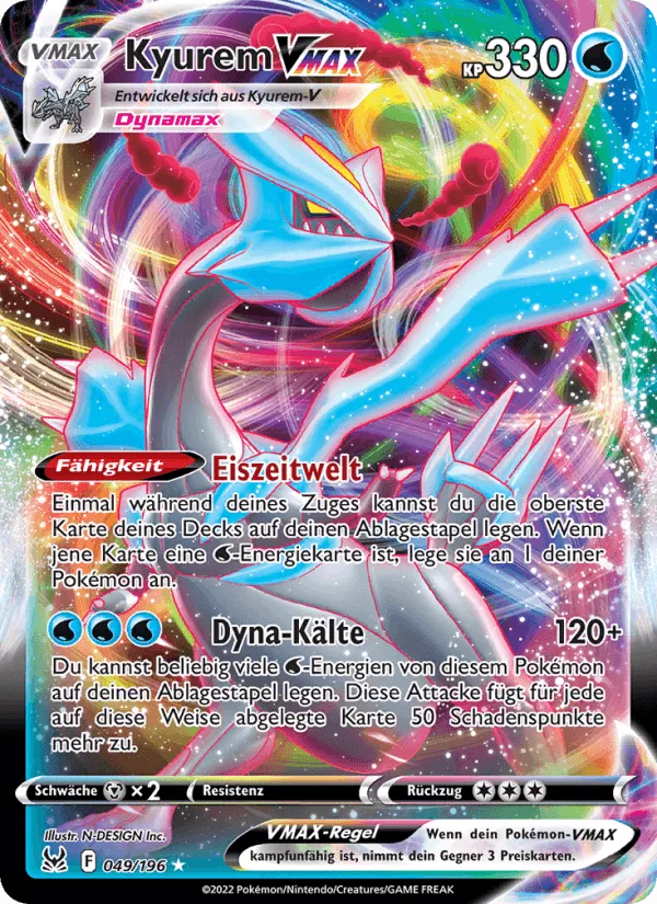 Kyurem VMAX · Verlorener Ursprung 049/196