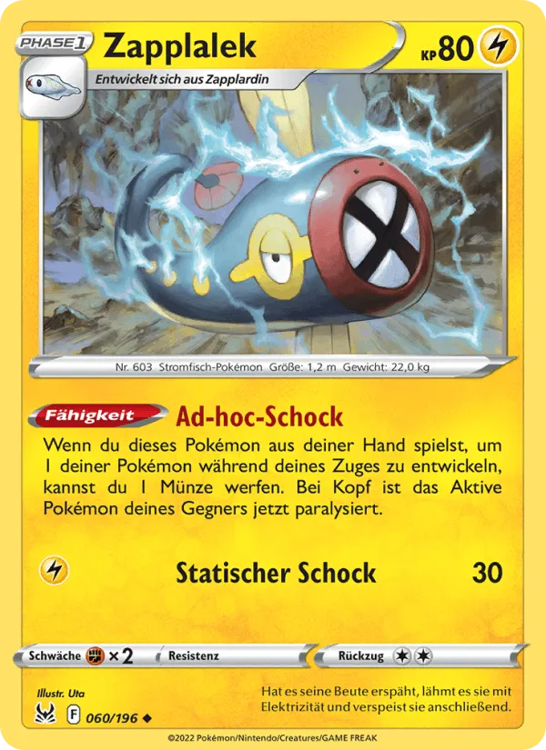 Zapplalek · Verlorener Ursprung 060/196