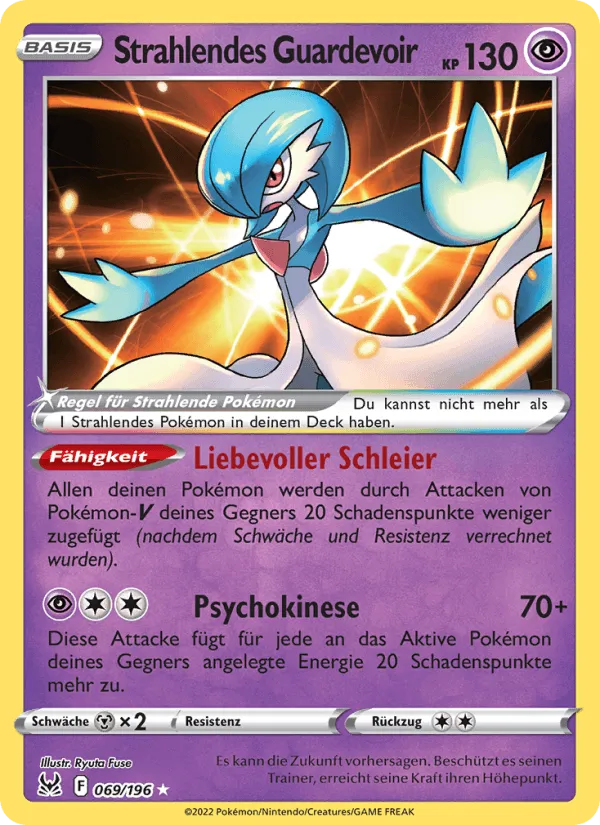 Strahlendes Guardevoir · Verlorener Ursprung 069/196