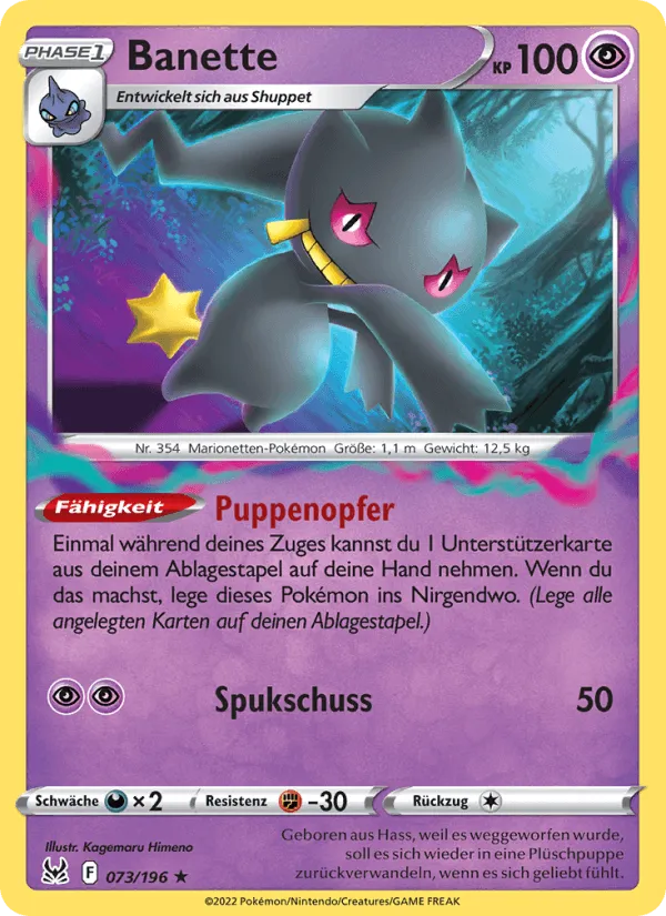 Banette · Verlorener Ursprung 073/196