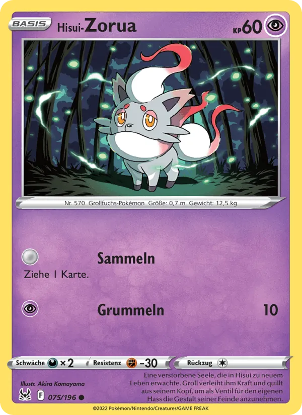 Hisui-Zorua · Verlorener Ursprung 075/196