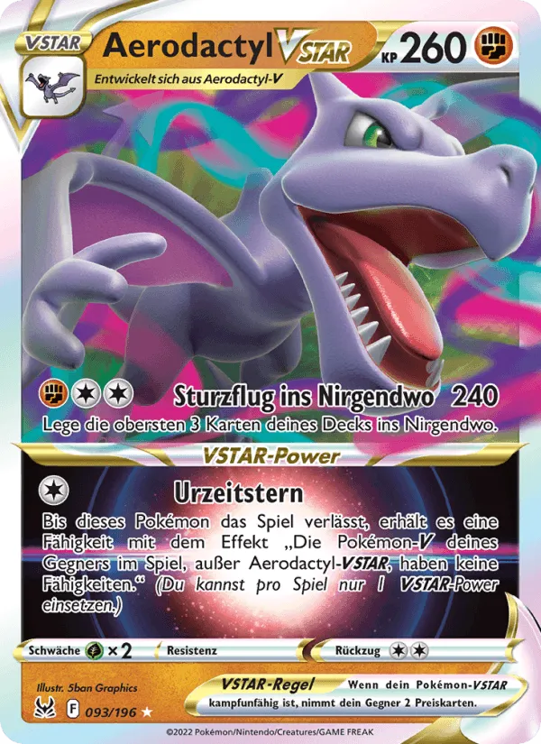 Aerodactyl VSTAR · Verlorener Ursprung 093/196