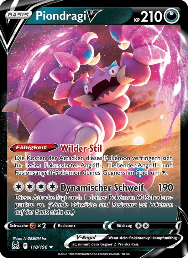 Piondragi V · Verlorener Ursprung 118/196