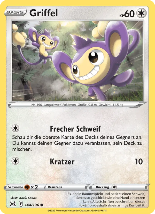 Griffel · Verlorener Ursprung 144/196
