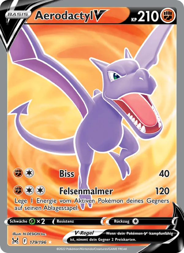 Aerodactyl V · Verlorener Ursprung 179/196