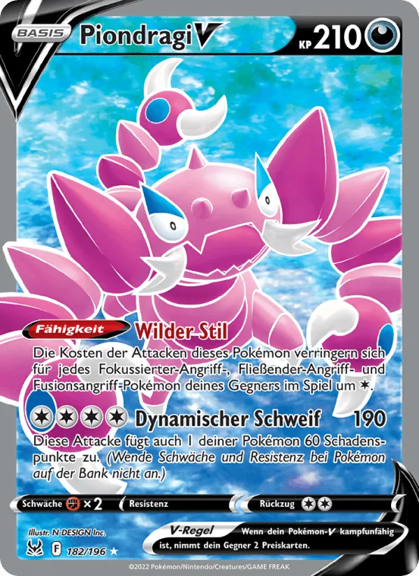 Piondragi V · Verlorener Ursprung 182/196