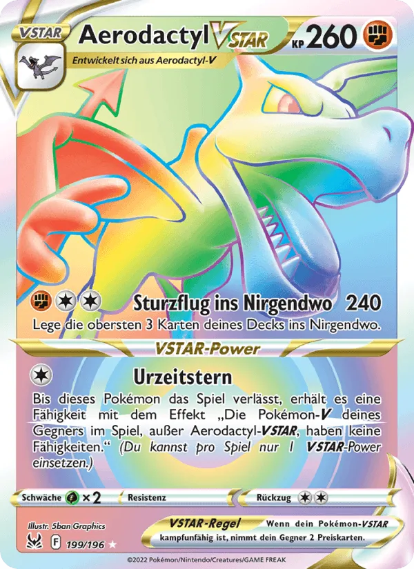 Aerodactyl VSTAR · Verlorener Ursprung 199/196