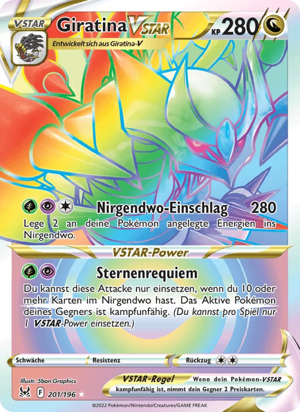 Giratina VSTAR · Verlorener Ursprung 201/196