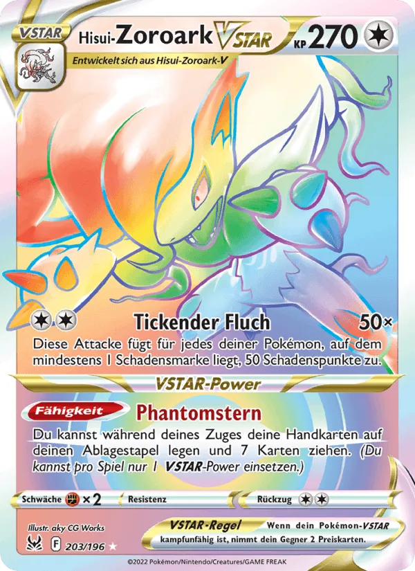 Hisui-Zoroark VSTAR · Verlorener Ursprung 203/196