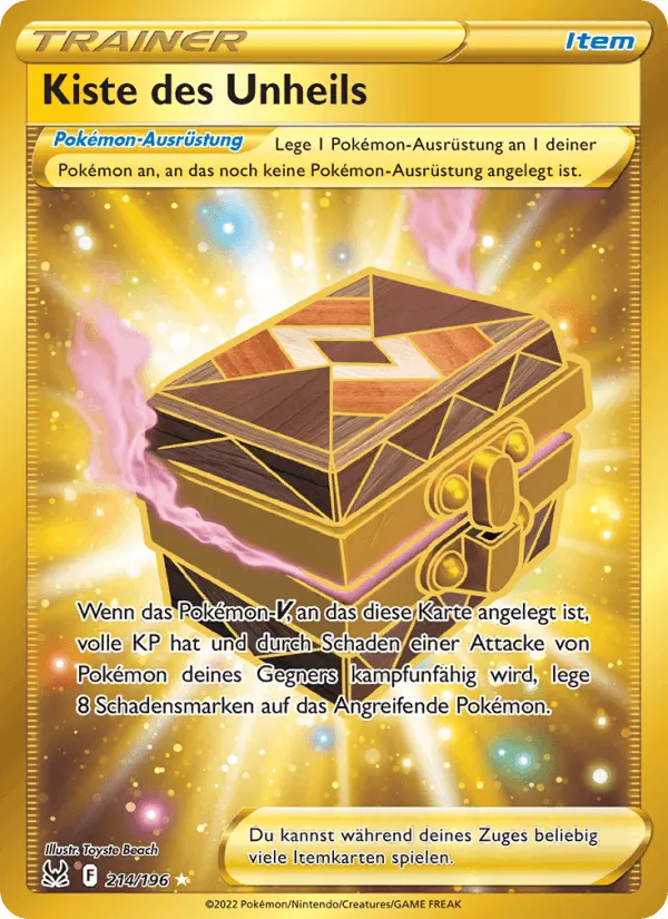 Kiste des Unheils · Verlorener Ursprung 214/196