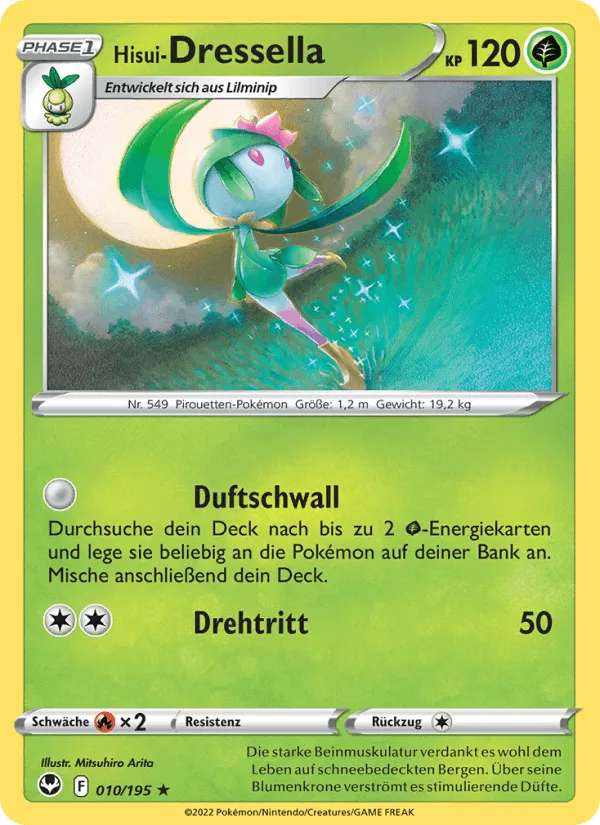 Hisui-Dressella · Silberne Sturmwinde 010/195