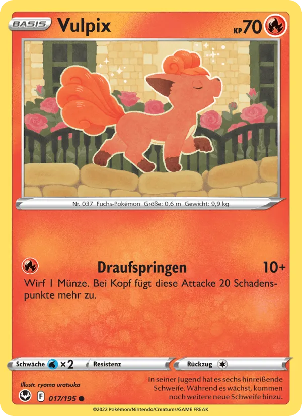 Vulpix · Silberne Sturmwinde 017/195