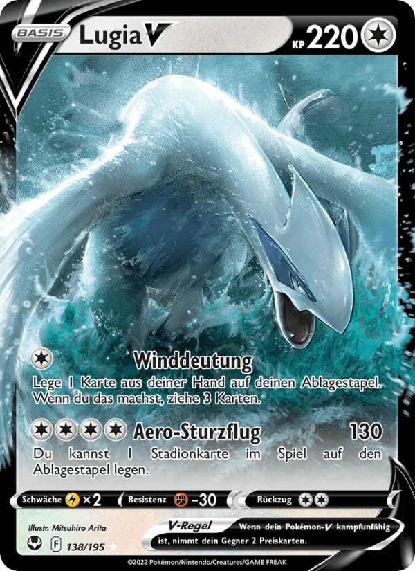Lugia V · Silberne Sturmwinde 138/195